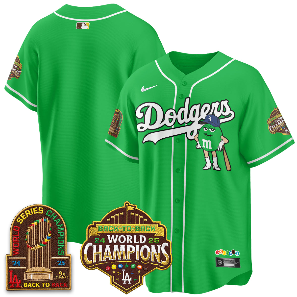 Los Angeles Dodgers x m&m Vapor Jersey - Stitched