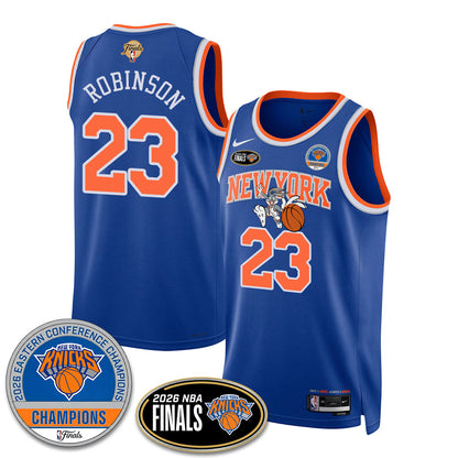 NYK 2026 NBA Eastern Conference Champions x Bunny Vapor Jersey - Stitched-NQD