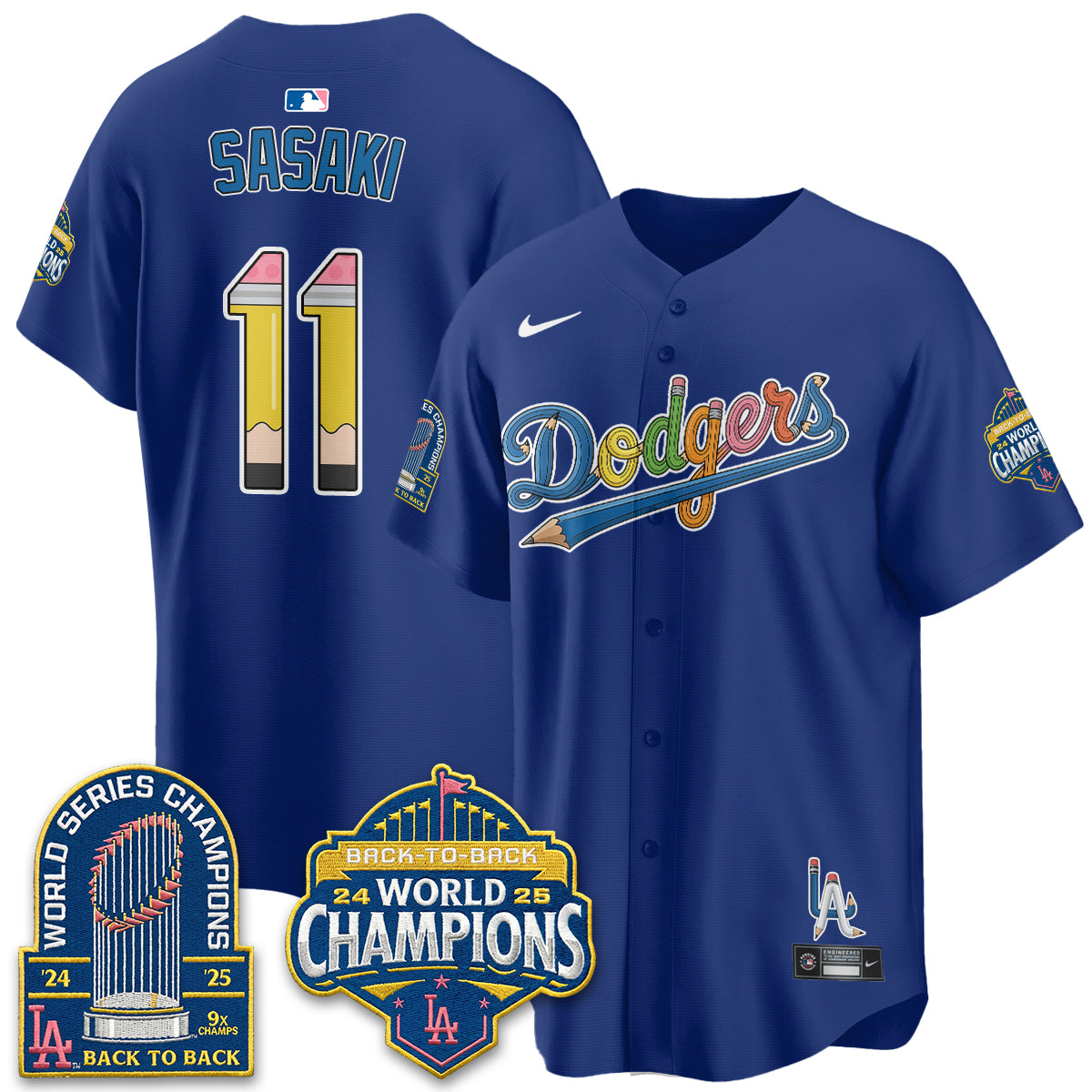 LAD x Back to School Style Vapor Jersey - Stitched-NQD