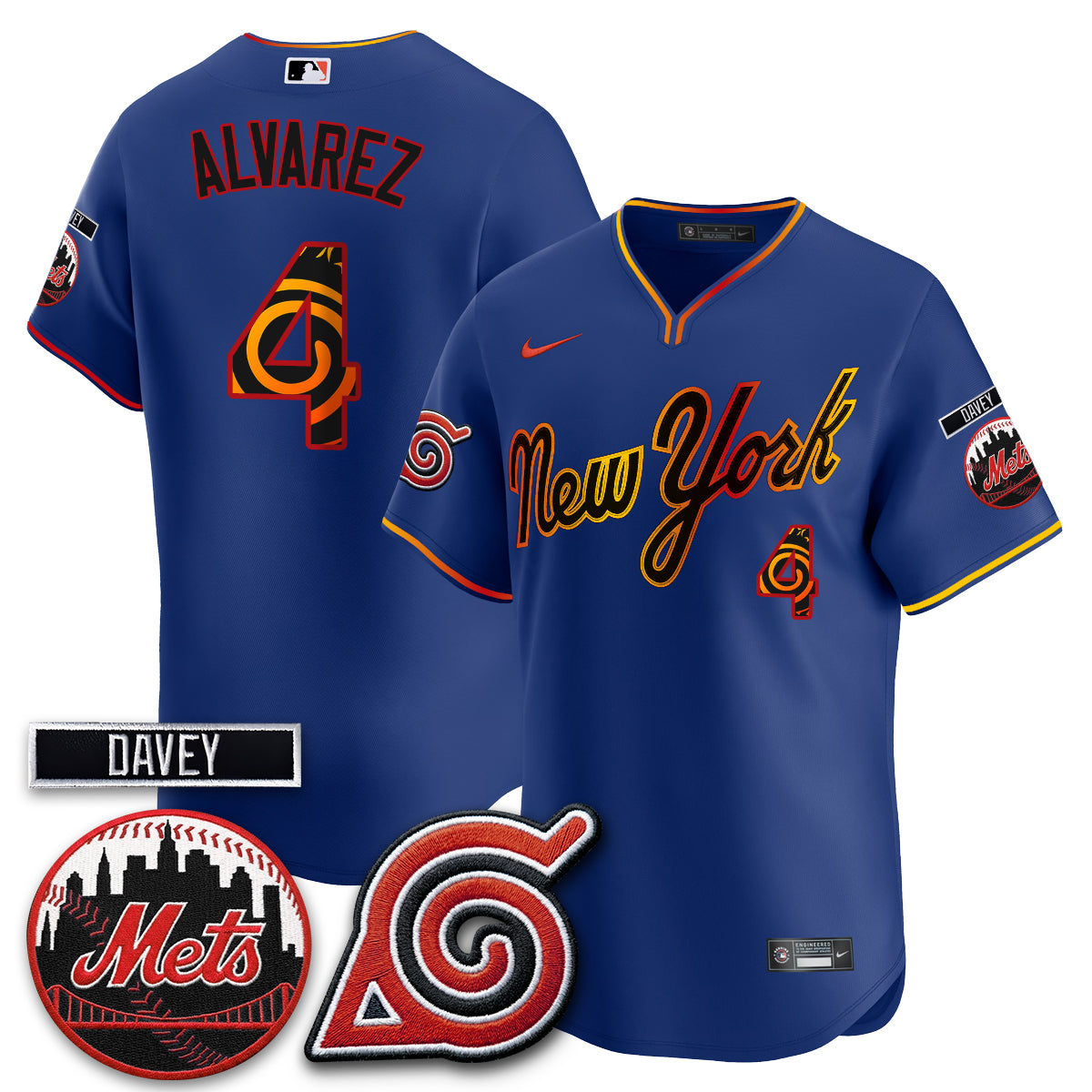 NYM x Naruto Nights 2026 Vapor Limited Jersey - All Stitched V3