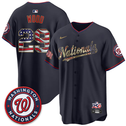 WSH 2026 Independence Day USA Vapor Jersey - Stitched-NQD