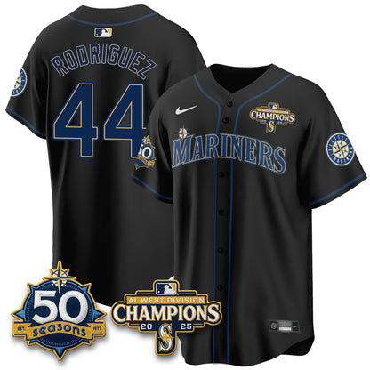 SEA 50th Anniversary Black Out Style Vapor Premier Limited Jersey - All Stitched