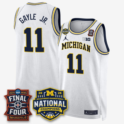 MICH 2026 NCAA Basketball Champions Limited Jersey - Stitched-NQD