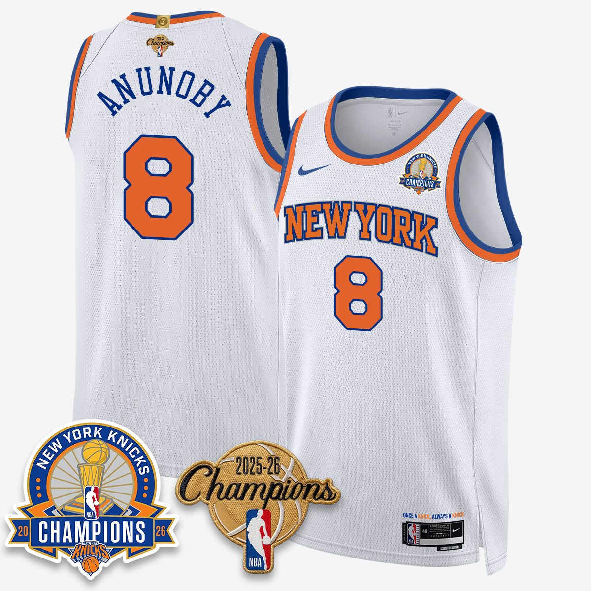New York Knicks 2026 Basketball Champions Special Edition Vapor Jersey V2- Stitched