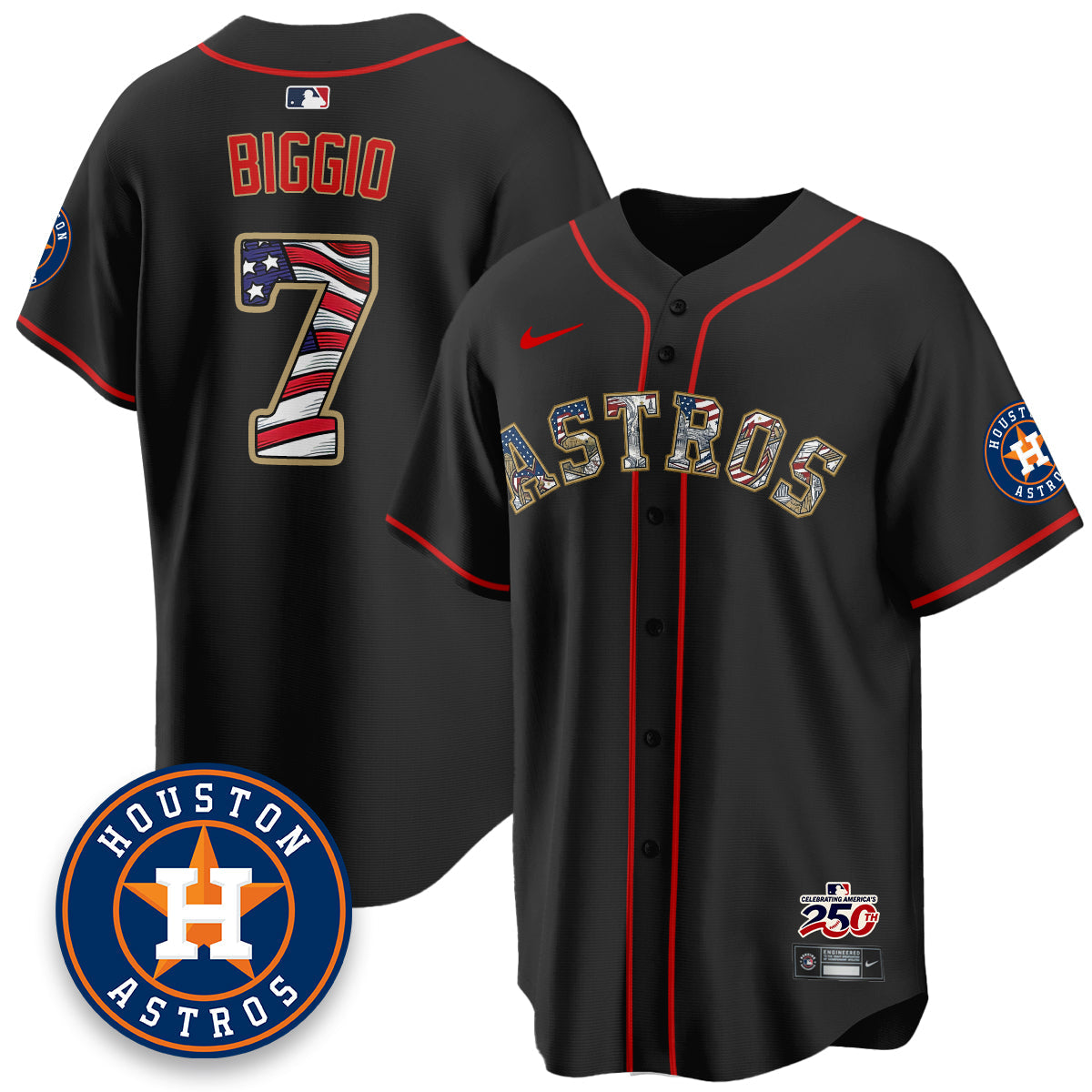 HOU 2026 Independence Day USA Vapor Limited Jersey - Stitched-NQD