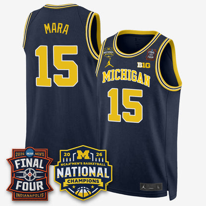 MICH 2026 NCAA Basketball Champions Limited Jersey - Stitched-NQD