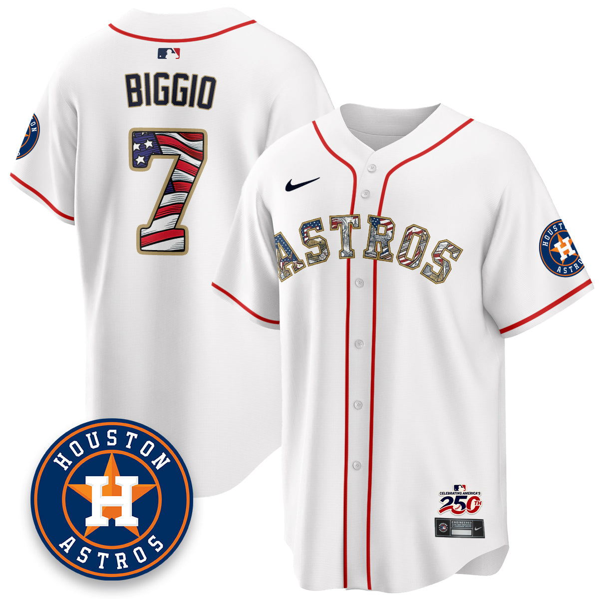 HOU 2026 Independence Day USA Vapor Limited Jersey - Stitched-NQD