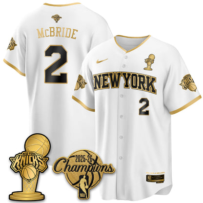 NYK 2026 NBA Champions Vapor Jersey - Stitched-NQD
