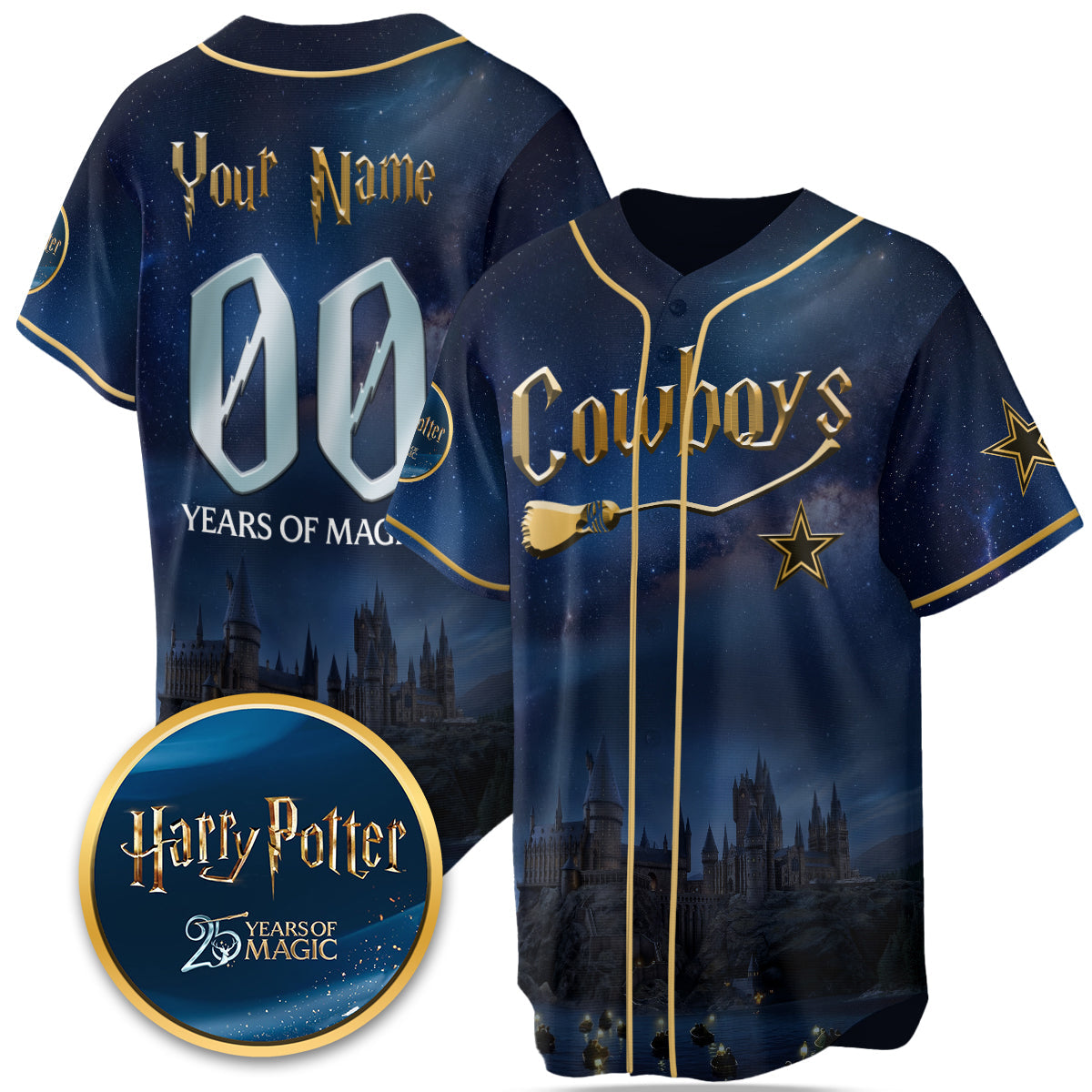 Football Team x HP 25 Years of Magic Limited Edition Custom Jersey - Printed
