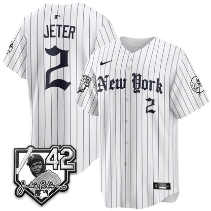 NYY 2026 Jackie Robinson Day Gothic Vapor Limited Jersey - Stitched-NQD