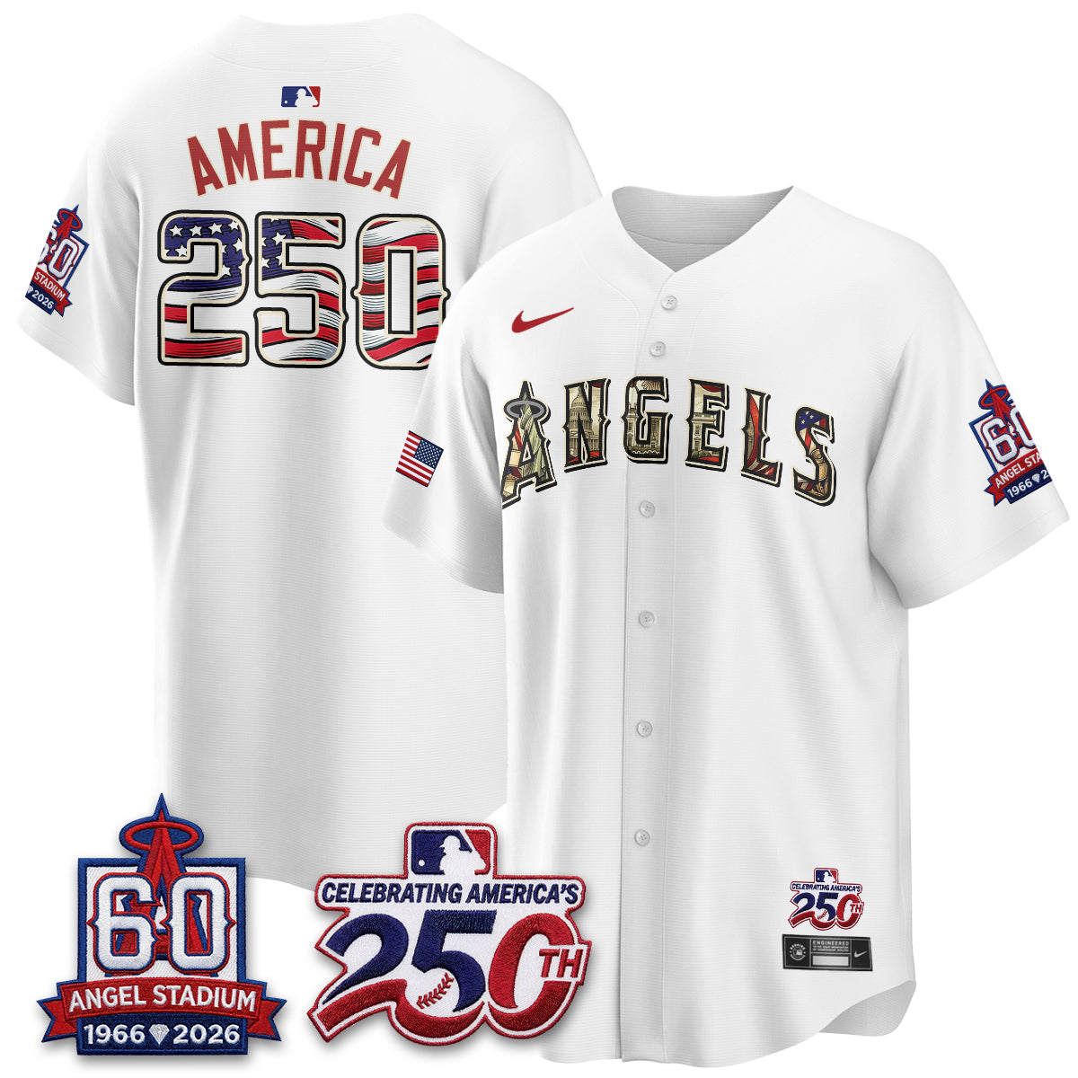 LAA 2026 Independence Day USA Vapor Limited Jersey - Stitched-NQD