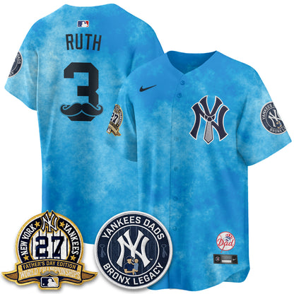NYY Happy Father's Day 2026 Jersey - Stitched
