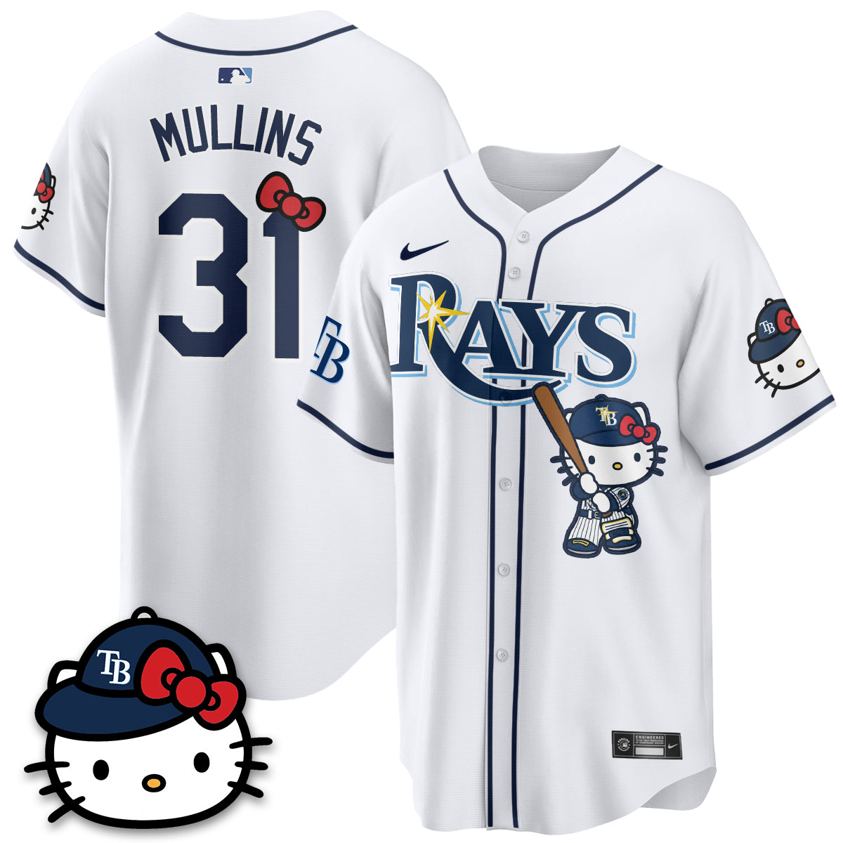 Tampa Bay Rays x Meow KT Edition Vapor Limited Jersey - Stitched-NQD