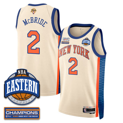 NYK 2026 NBA Eastern Conference Champions Vapor Jersey - Stitched-NQD