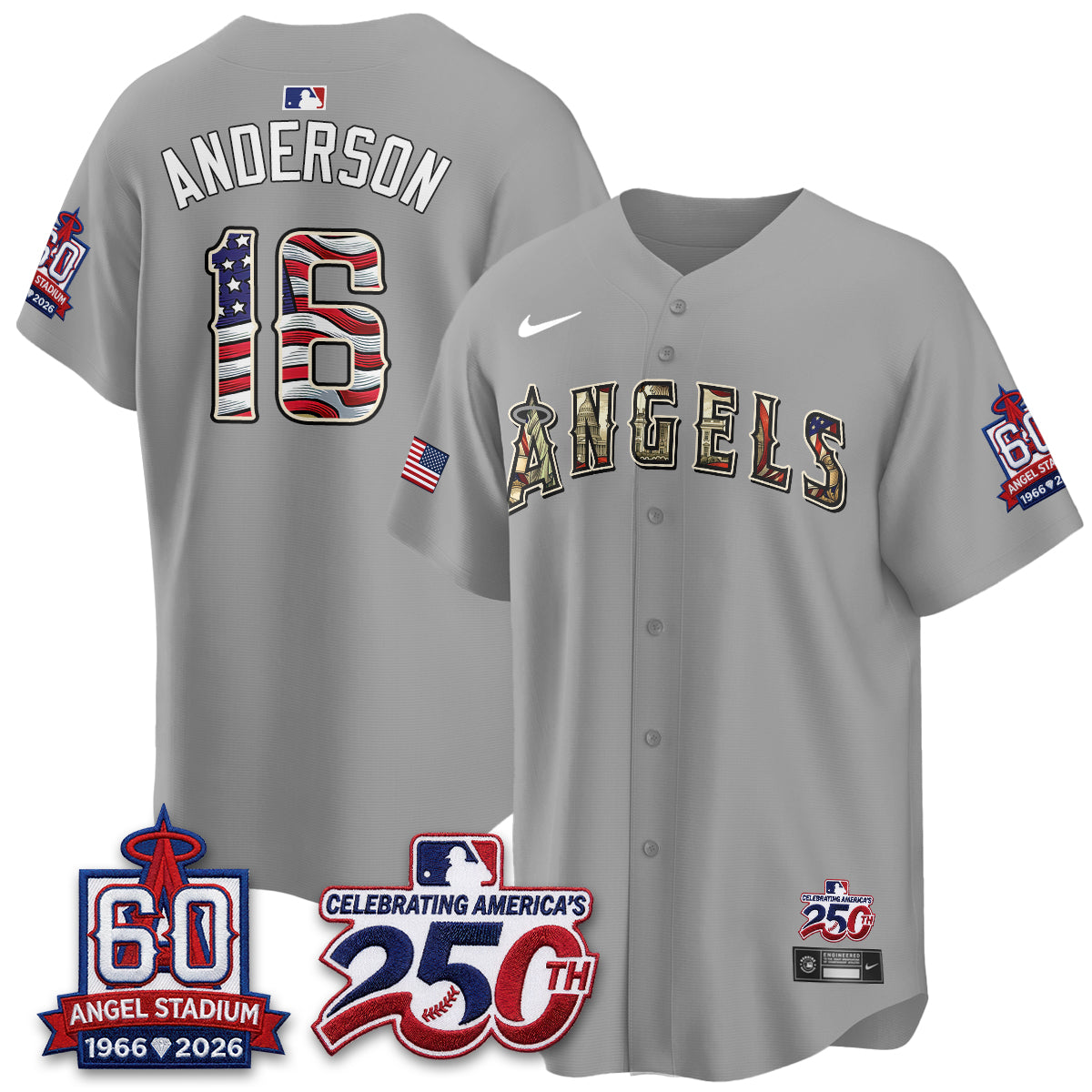 LAA 2026 Independence Day USA Vapor Limited Jersey - Stitched-NQD