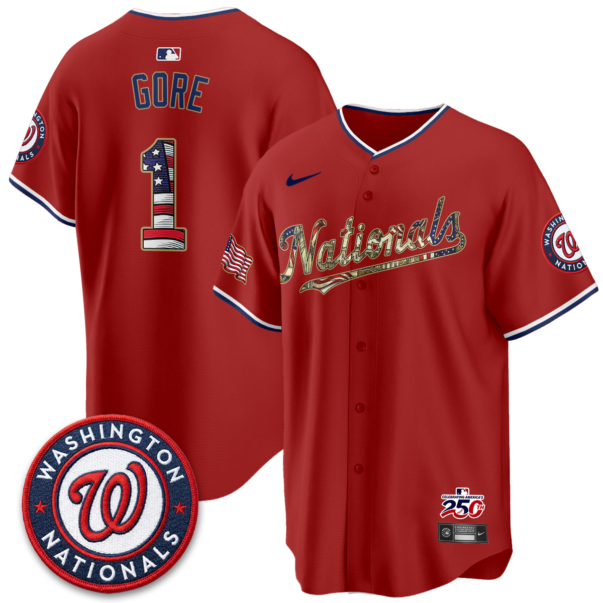 WSH 2026 Independence Day USA Vapor Jersey - Stitched-NQD