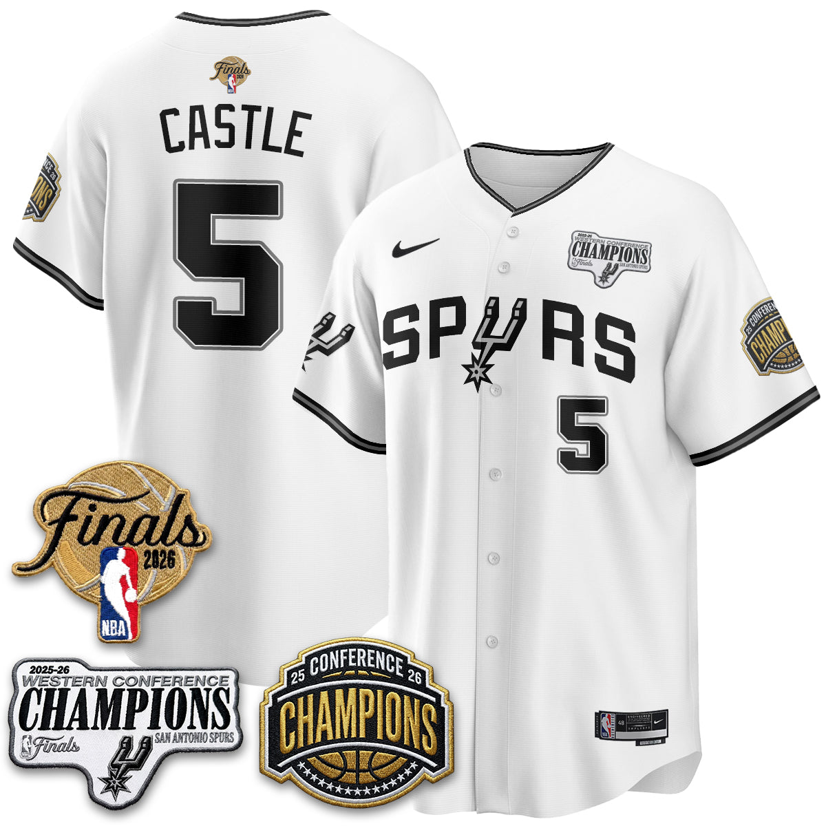 SAS 2026 Basketball Finals Vapor Jersey - Stitched-NQD
