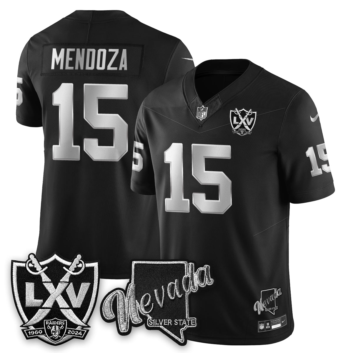 LVR Fernando Mendoza No.1 #15 Jersey - Stitched-NQD