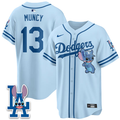 Los Angeles Dodgers x Blue Alien Edition Vapor Jersey - Stitched