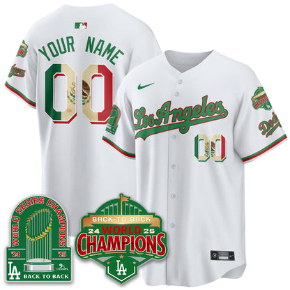 CUSTOM LAD Mexico Vapor Limited Jersey - 9x & B2B Champs - Stitched-NQD