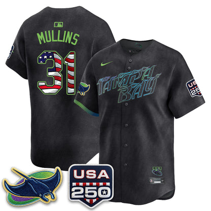 Tampa Bay Rays Independence Day USA 2026 City Connect Vapor Jersey - Stitched
