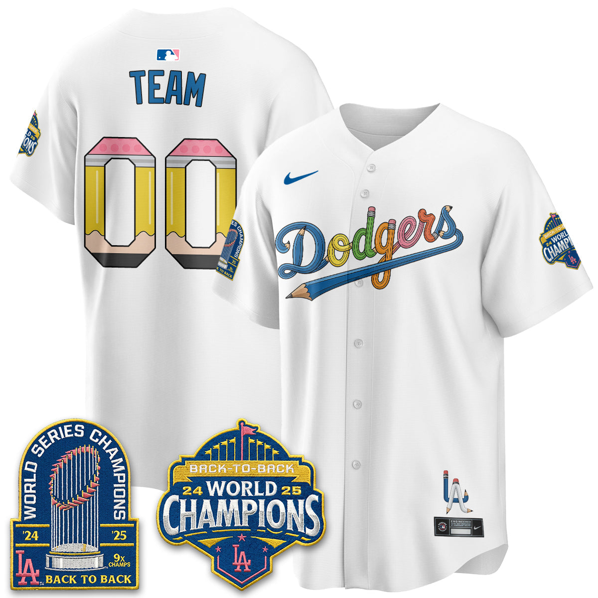 LAD x Back to School Style Vapor Jersey - Stitched-NQD