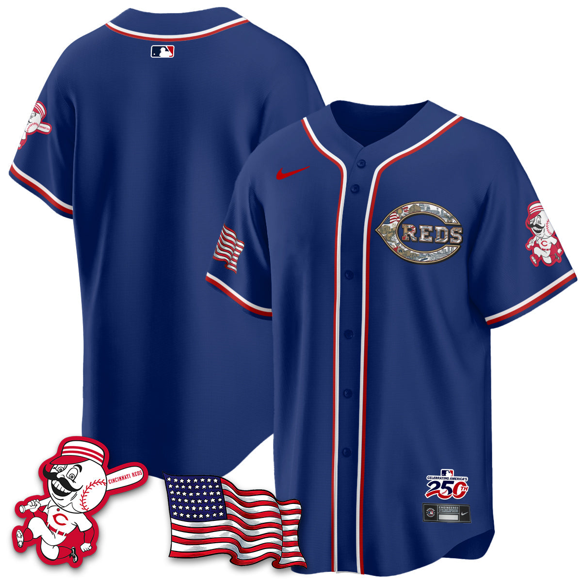 CIN 2026 Independence Day USA Vapor Limited Jersey - Stitched-NQD