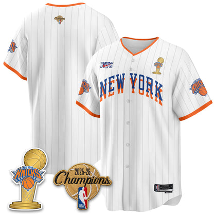 NYK 2026 NBA Champions Vapor Jersey - Stitched1-NQD