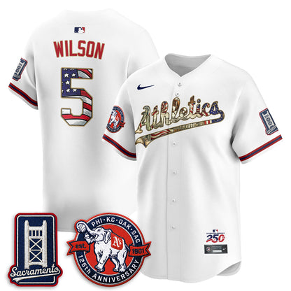 OAK  2026 Independence Day USA Vapor Jersey - Stitched-NQD