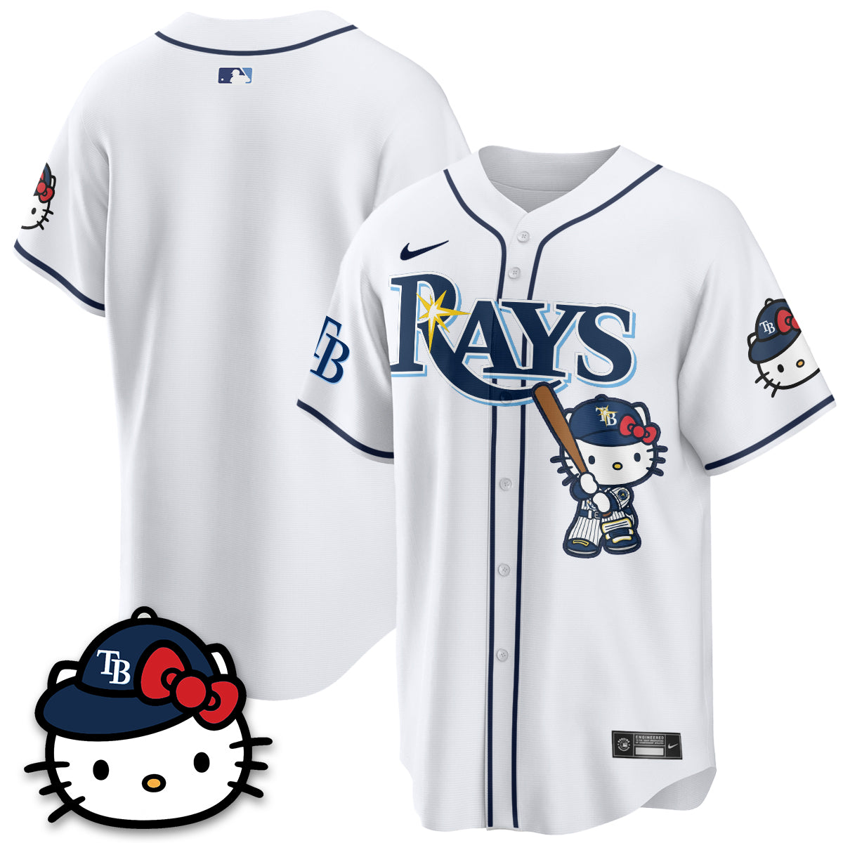 Tampa Bay Rays x Meow KT Edition Vapor Limited Jersey - Stitched-NQD