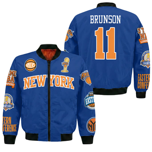 New York Knicks 2026 NBA Finals Champions Limited Edition Bomber Jacket - Printed