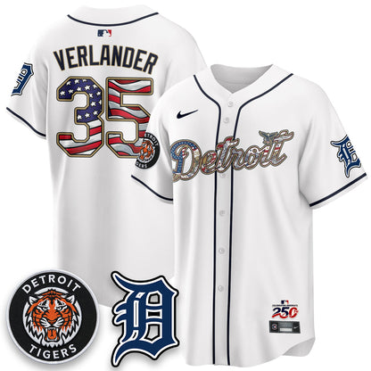 DET 2026 Independence Day USA Vapor Limited Jersey - Stitched-NQD
