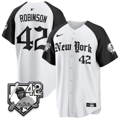 NYY 2026 Jackie Robinson Day Gothic Vapor Limited Jersey - Stitched-NQD