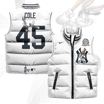 New York Yankees Edition Unisex Puffer Vest - Printed-NQD