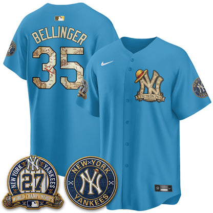 NYY x OP Japanese Cartoon Limited Jersey -  Stitched-NQD
