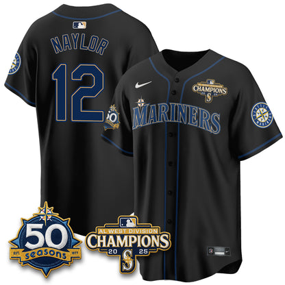 SEA 50th Anniversary Black Out Style Vapor Premier Limited Jersey - All Stitched