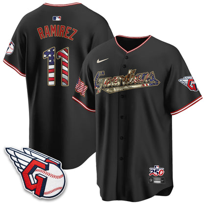 CLE 2026 Independence Day USA Vapor Jersey - Stitched-NQD