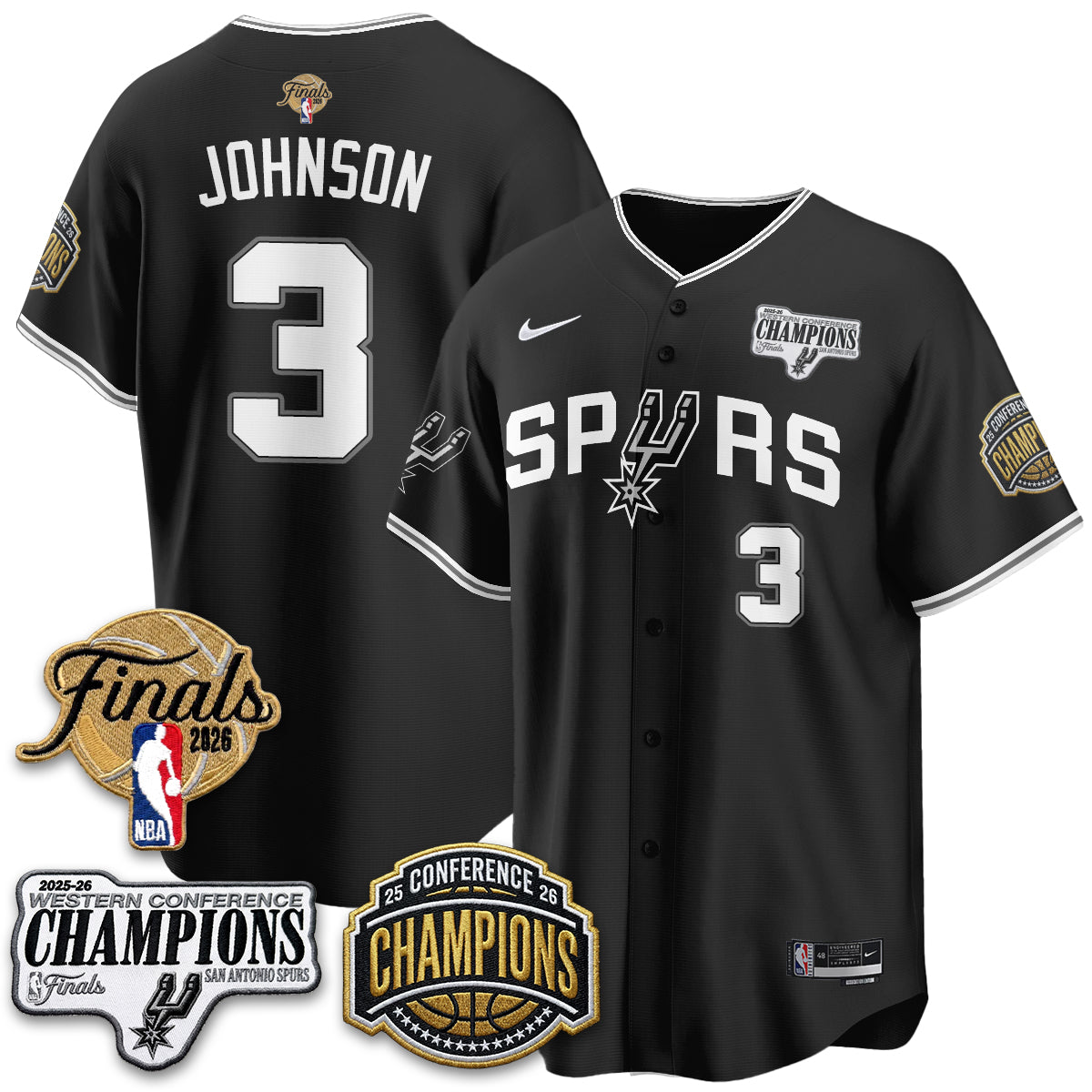 SAS 2026 Basketball Finals Vapor Jersey - Stitched-NQD