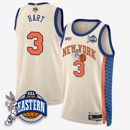 NYK 2026 NBA Finals x Bunny Vapor Jersey - Stitched