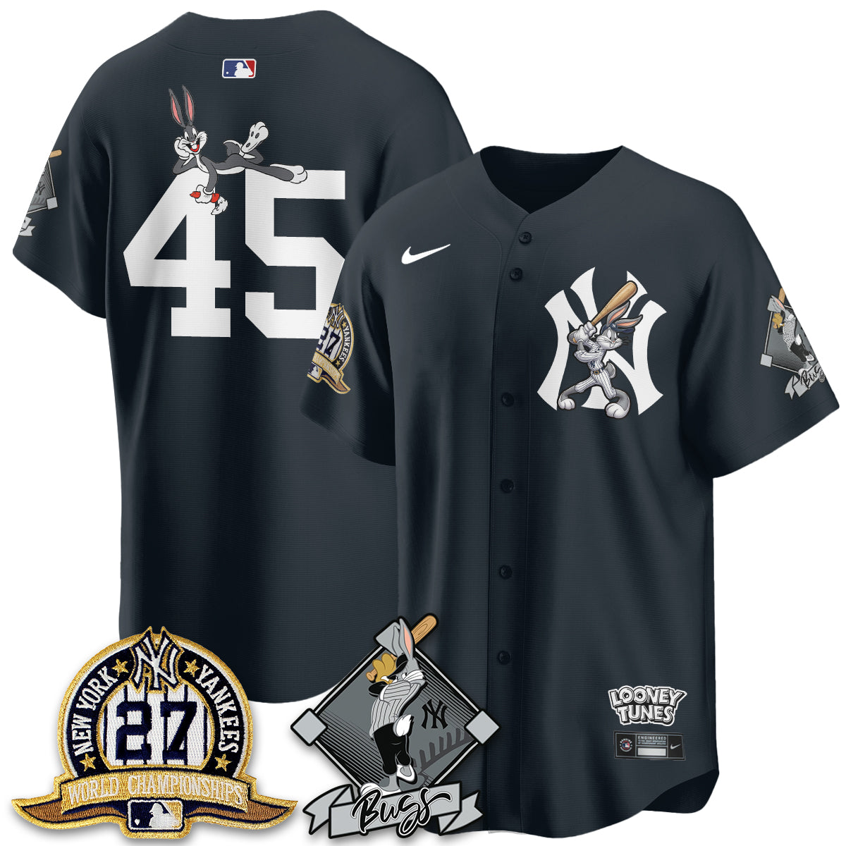 New York Yankees Bunny Vapor Limited Jersey V2- Stitched