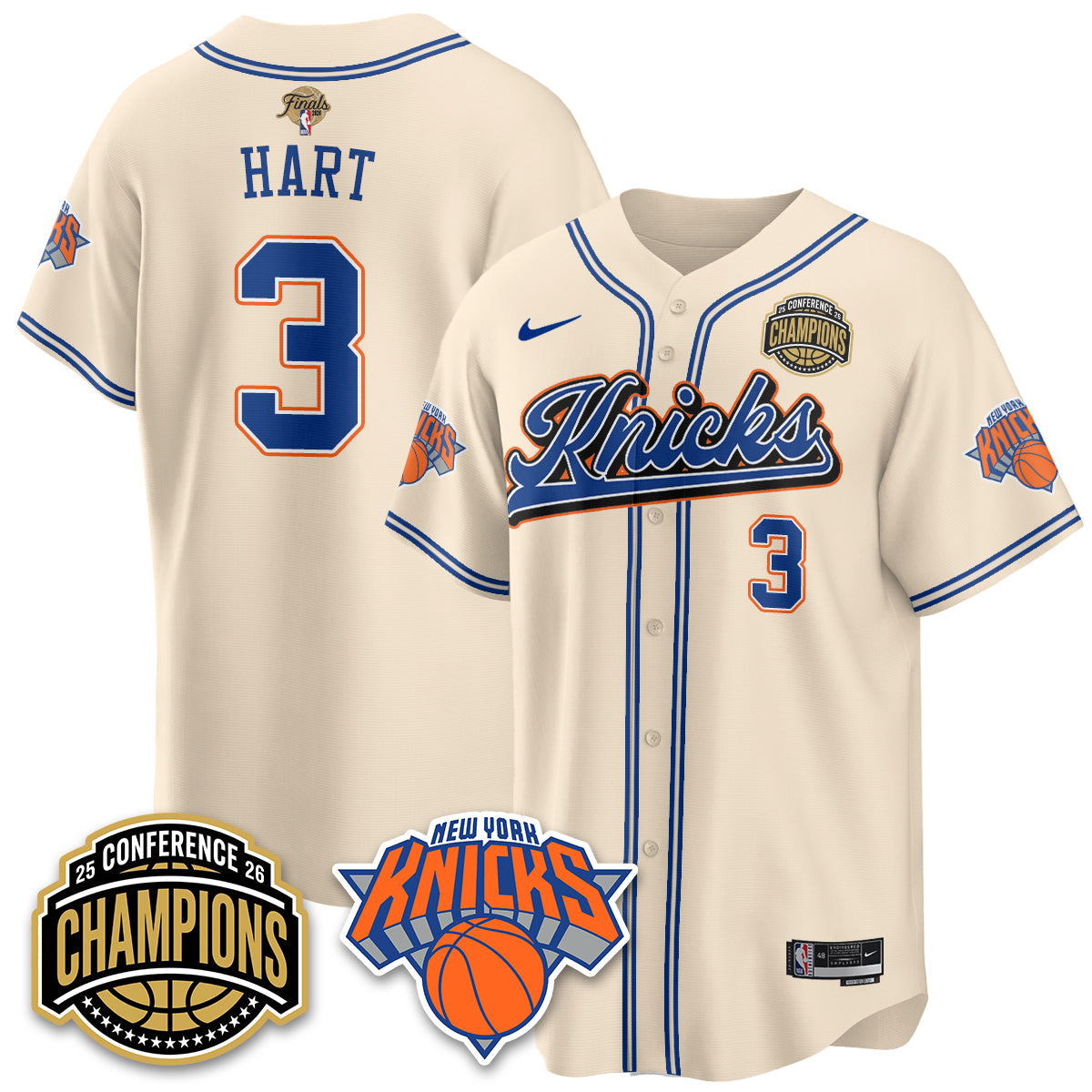 NYK 2026 NBA Finals Vapor City Edition Jersey V2- Stitched
