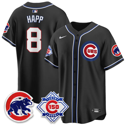 CHC 150th Anniversary Black Out Style Vapor Premier Limited Jersey - Stitched-NQD