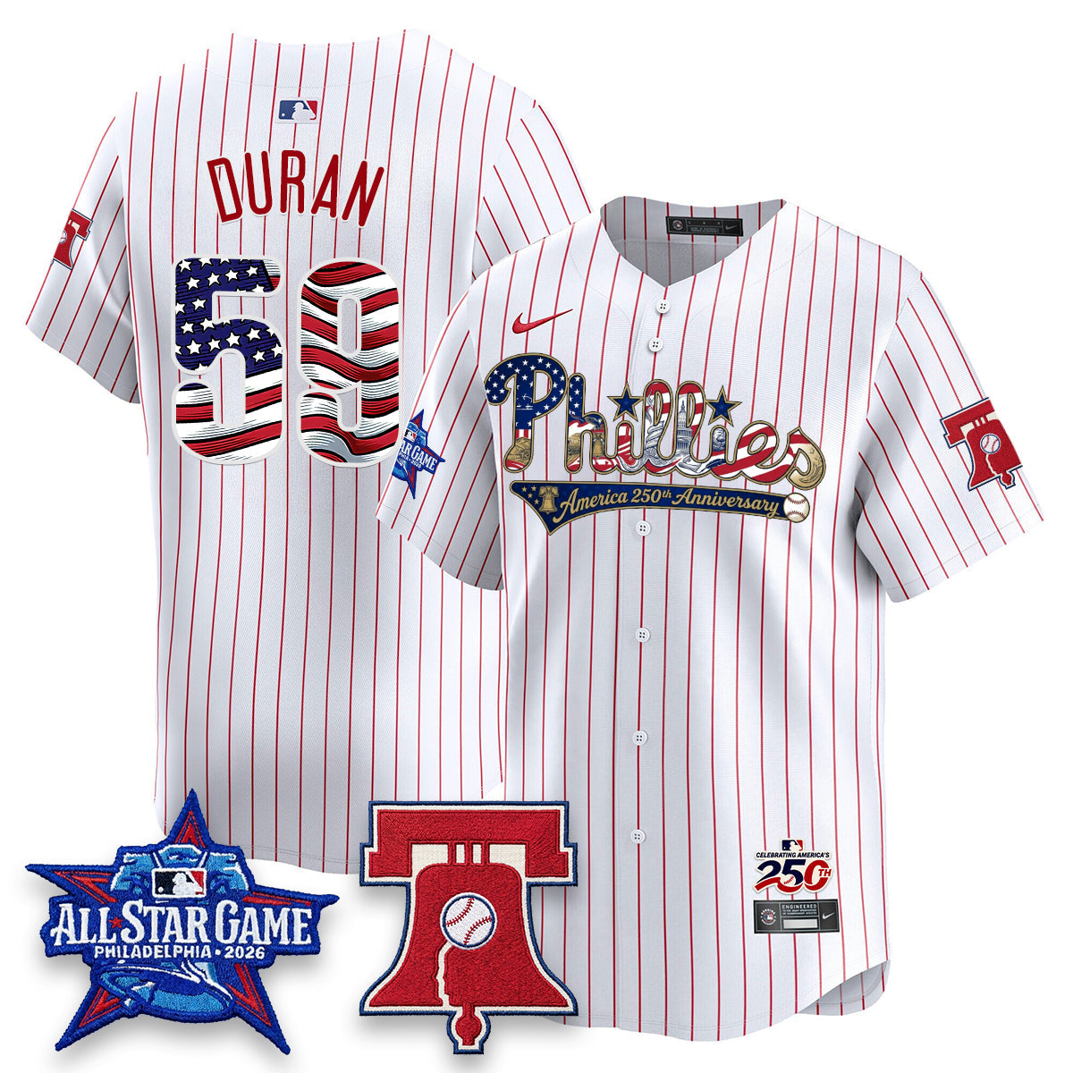 PHI 2026 Independence Day USA Vapor Limited Jersey - Stitched-DQM