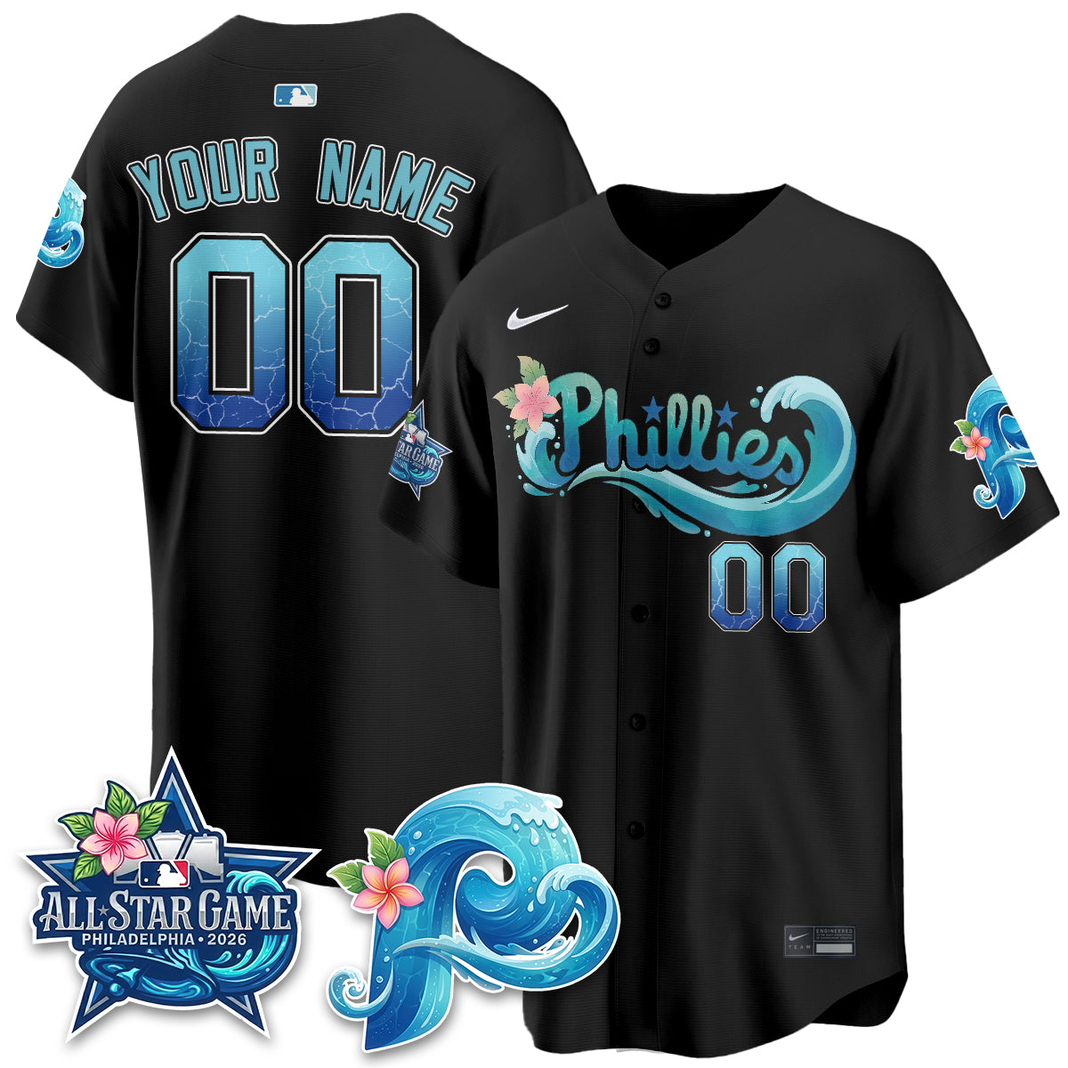 PHI Aloha Spirit Vapor Limited Custom Jersey - Stitched