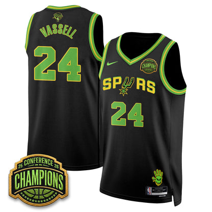 SAS 2026 Basketball Finals Alien Style Vapor Jersey - Stitched