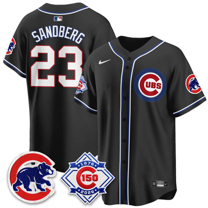 CHC 150th Anniversary Black Out Style Vapor Premier Limited Jersey - Stitched-NQD