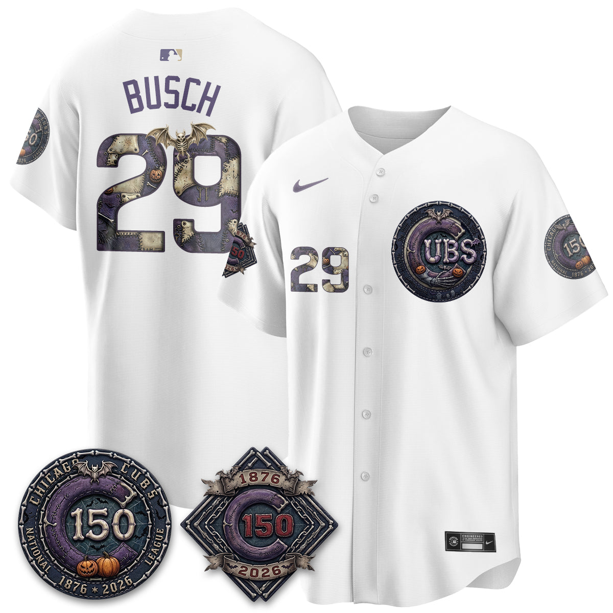 Chicago Cubs Nightmare Edition Vapor Limited Jersey - Printed