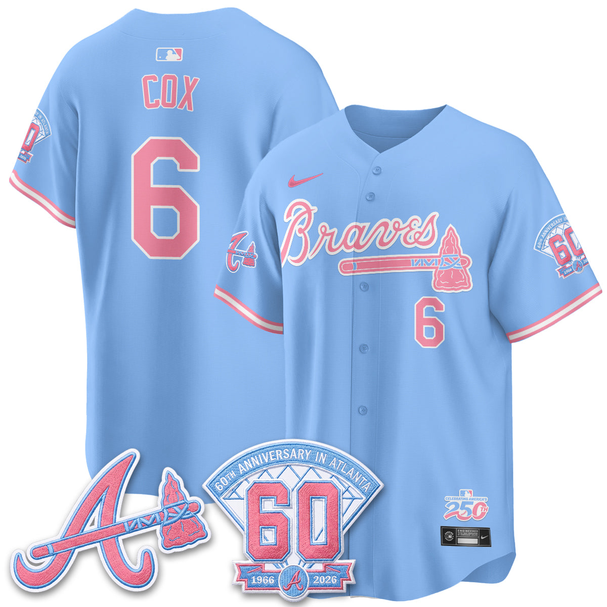 ATL x Bubblegum Vapor Jersey - Stitched