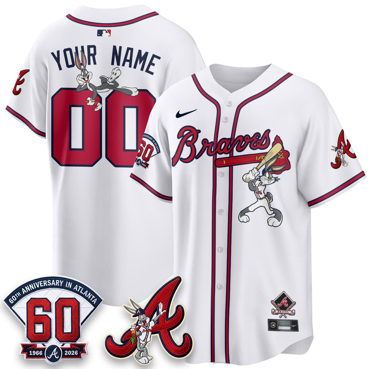 ATL x Bunny Vapor Premier Limited Custom Jersey - Stitched-NQD