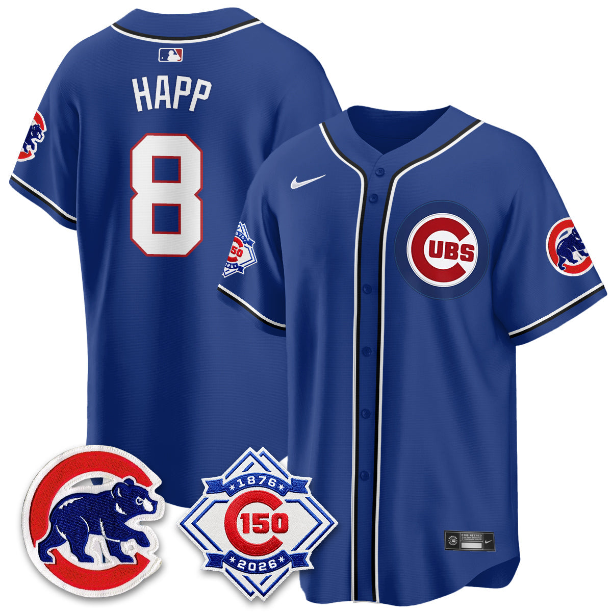 CHC 150th Anniversary Black Out Style Vapor Premier Limited Jersey - Stitched-NQD